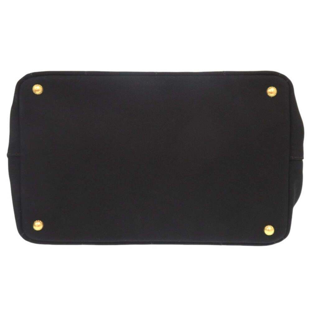 PRADA Black Canvas Shoulder Bag - Picture 3 of 10